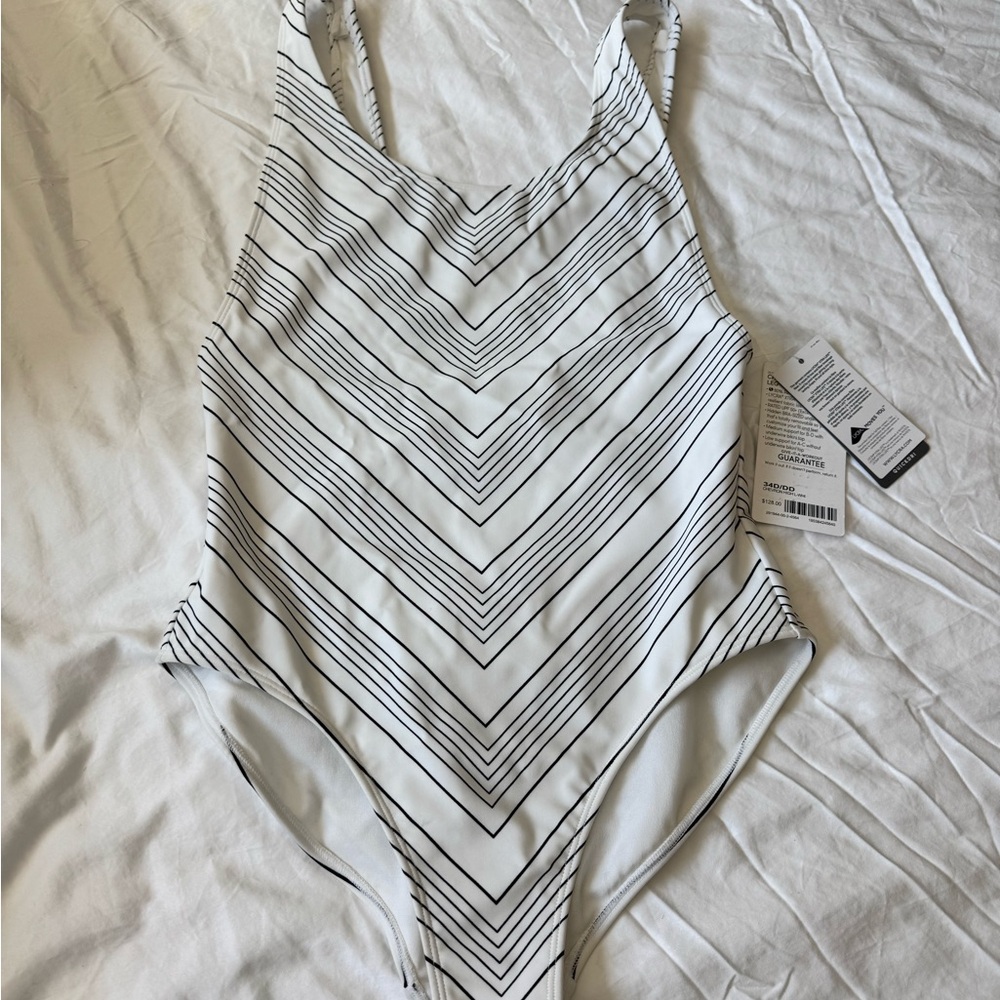 Athleta Chevron One-Piece Swimsuit